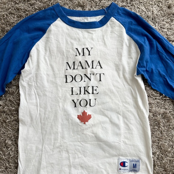 Justin Bieber "My Mama Don't Like You" Unisex Baseball Tee NOMAD Merchandise - Picture 1 of 6